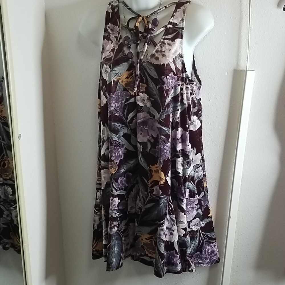 COPY - Plum velvet dress